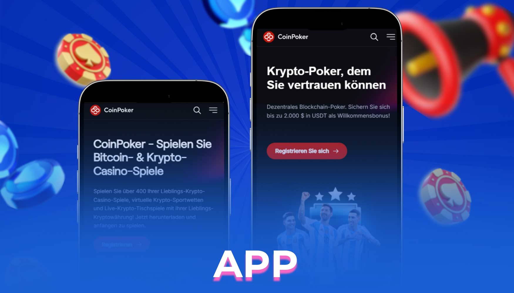 Die CoinPoker-Mobil-App