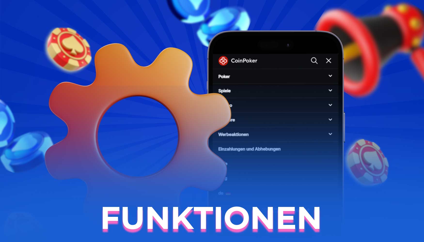Die CoinPoker mobile App bietet mehrere großartige Funktionen