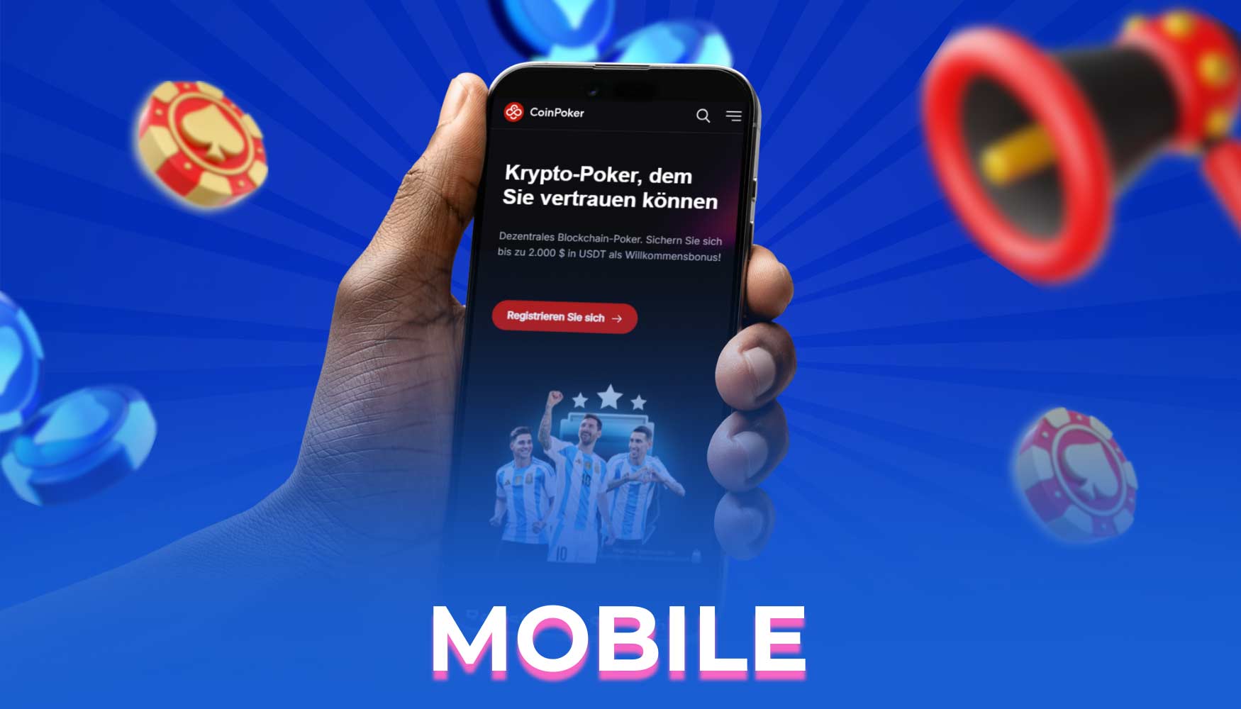 CoinPoker ist jetzt auch unterwegs verfügbar