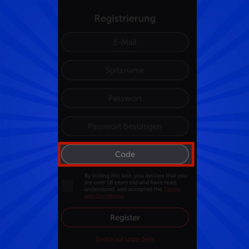 Promo-Code eingeben